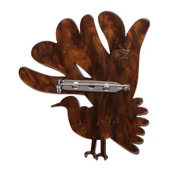 Lilly Lyre Bird Brooch