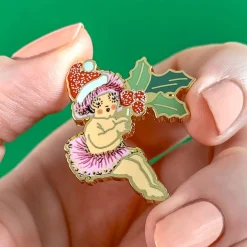 Little Ragged Christmas Blossom Enamel Pin