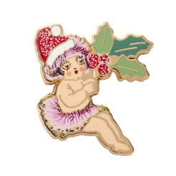 Little Ragged Christmas Blossom Enamel Pin