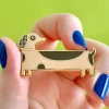Long Dog Enamel Pin