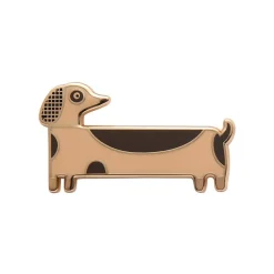 Long Dog Enamel Pin
