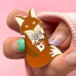 Lookin' Foxy Enamel Pin
