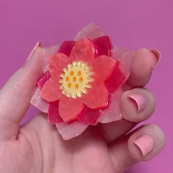 Lotus Rising Brooch