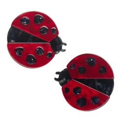 Lou-Lou Ladybug Hair Clips Set - 2 Piece