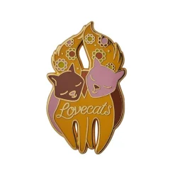 Love Cats Enamel Pin