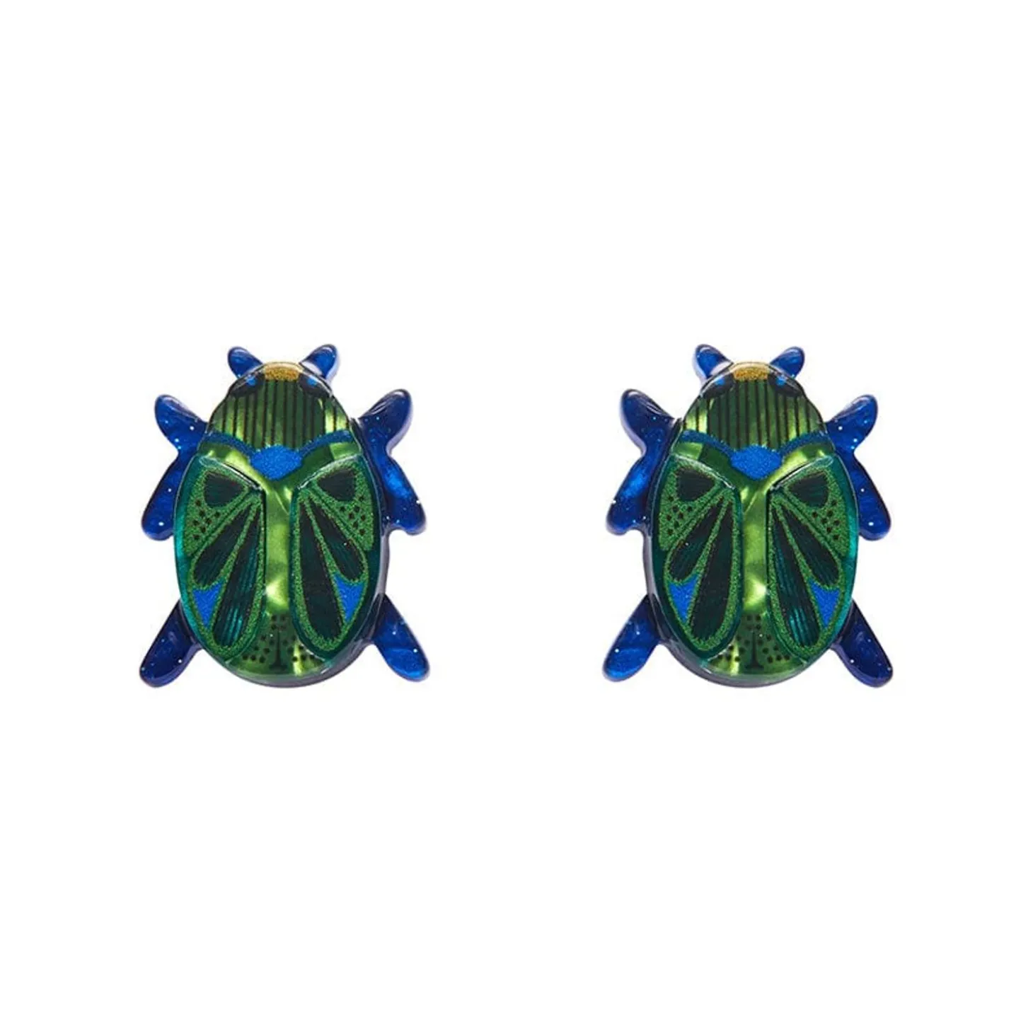 Luck Of The Beetle Earrings