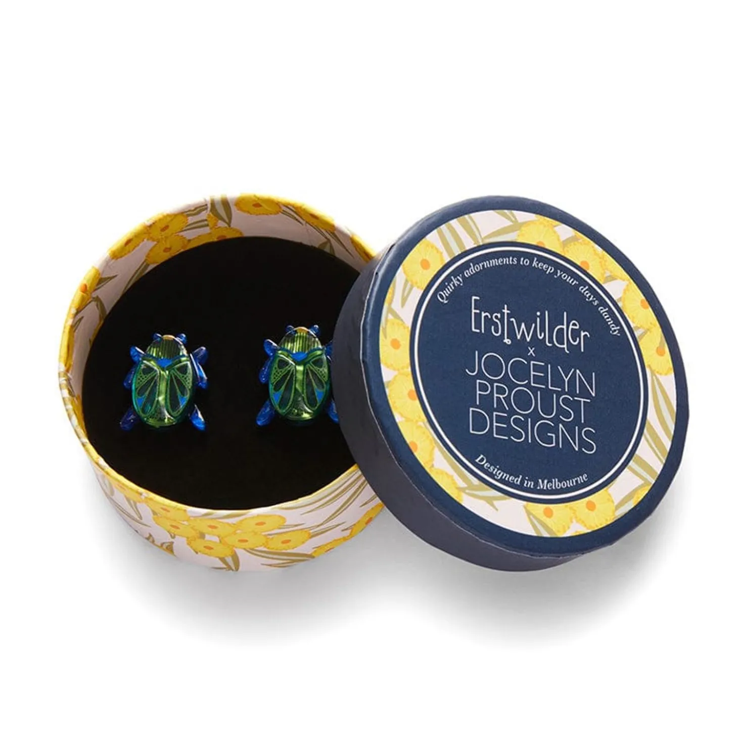 Luck Of The Beetle Earrings