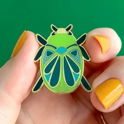 Luck Of The Beetle Enamel Pin