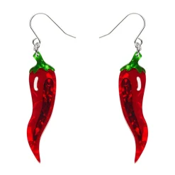 Lucky Little Horn Drop Earrings
