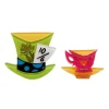 Mad Hatter'S Tea Party Double Brooch