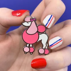 Madame Caniche Enamel Pin