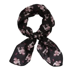 Madame Caniche Head Scarf - Black