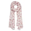 Madame Caniche Large Neck Scarf - White