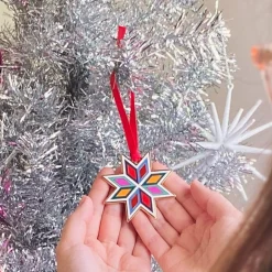 Make My Wish Come True Enamel Tree Ornament