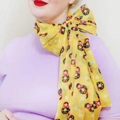 Matryoshka Memories Neck Large Neck Scarf