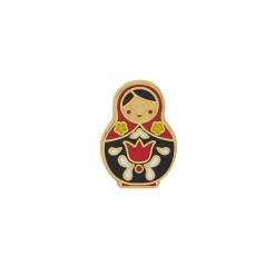 Matryoshka Memories Small Enamel Pin