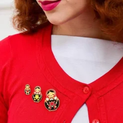 Matryoshka Memories Small Enamel Pin