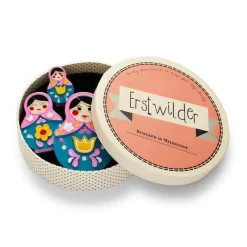 Matryoshka Memories Toy Brooch Set