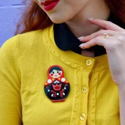 Matryoshka Memories Toy Brooch