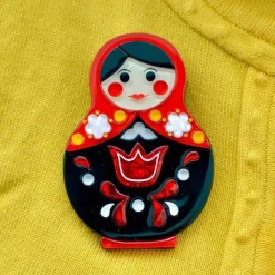 Matryoshka Memories Toy Brooch