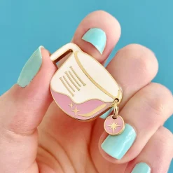 Measure Twice, Pour Once Enamel Pin