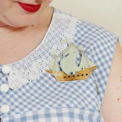 Meeting The Merfolk Brooch
