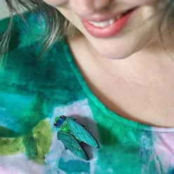 Melodic Moments Cicada Brooch