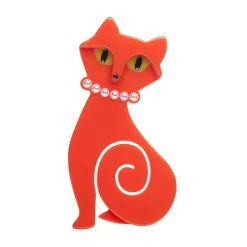 Meow At Midnight Brooch