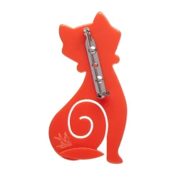 Meow At Midnight Brooch