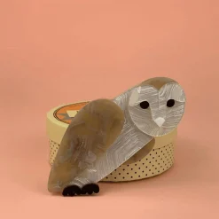 Miah Masked Owl Brooch