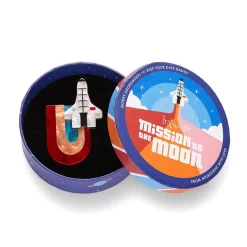 Mission To The Moon Brooch