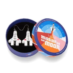 Mission To The Moon Drop Earrings