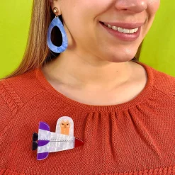 Moon Ride Brooch