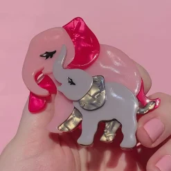 Mother Ella Elephants Brooch