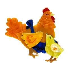 Mother Hen Knows Best Brooch