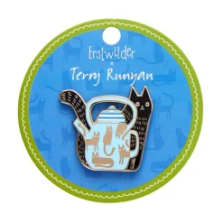 Mouse Tea Enamel Pin