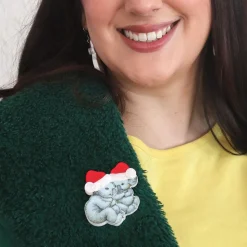 Mr. & Mrs. Bear Brooch