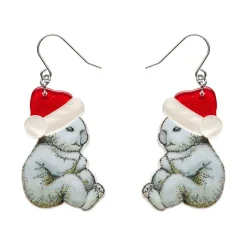 Mr. & Mrs. Bear Drop Earrings