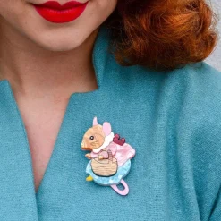 Mrs. Tittlemouse Brooch