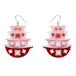 Nanna'S Prized Flower Bowls Earrings
