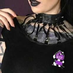 Neitherworld Tombstone Brooch
