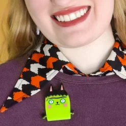 Night Of The Living Cat Brooch