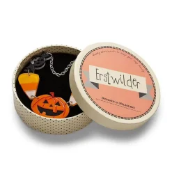 No Tricks Halloween Necklace