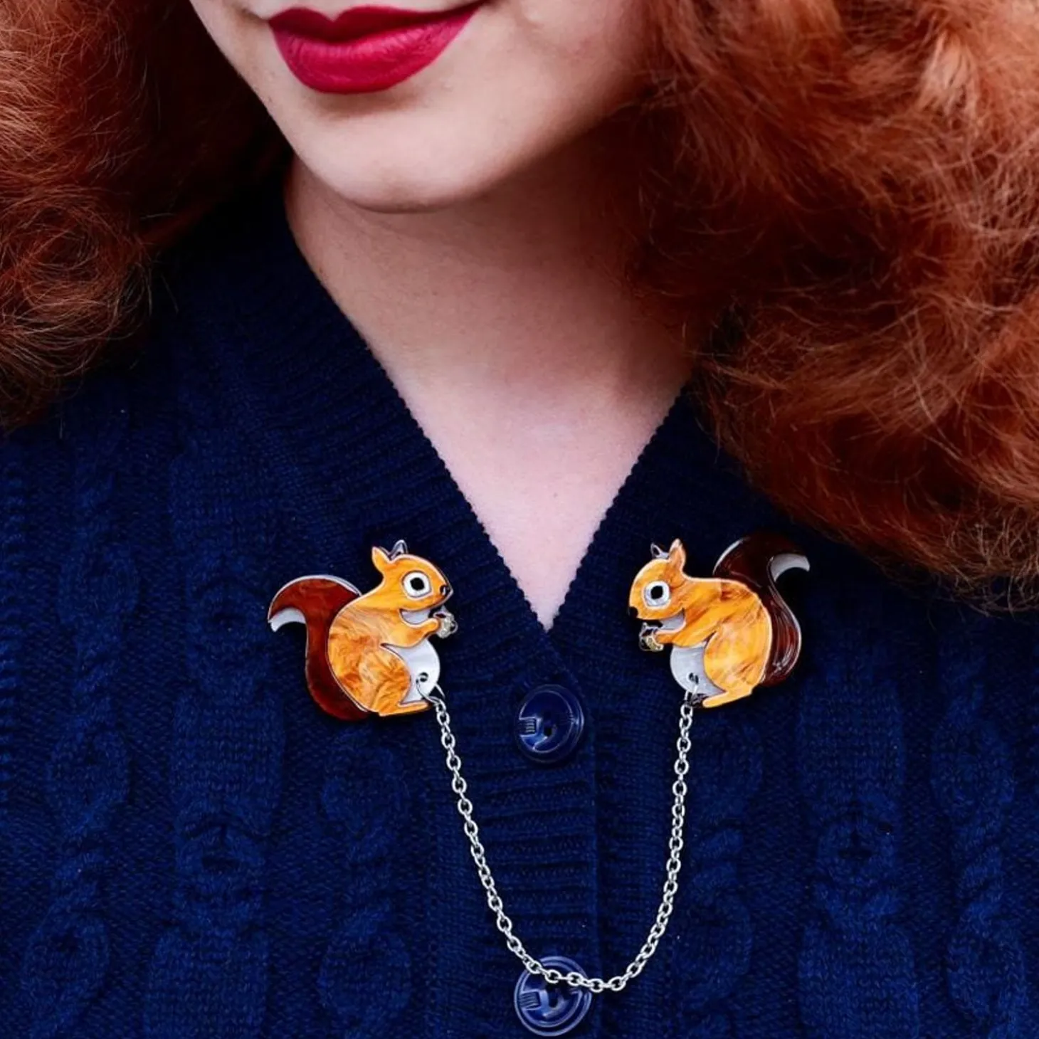 Not Quite A Scurry Cardigan Clips