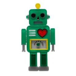 Nuts And Bolts Robot Brooch