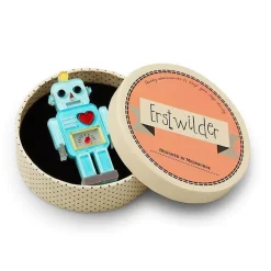 Nuts And Bolts Robot Brooch