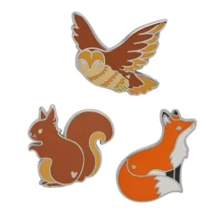 Obsequious Owl Enamel Pin
