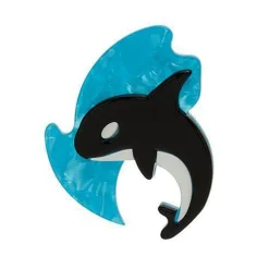 Olinda The Honorable Orca Brooch