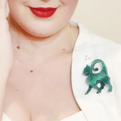 On The Prowl Cat Brooch