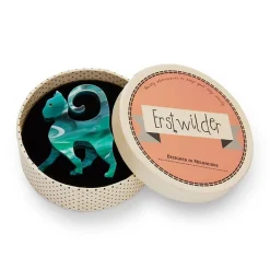On The Prowl Cat Brooch